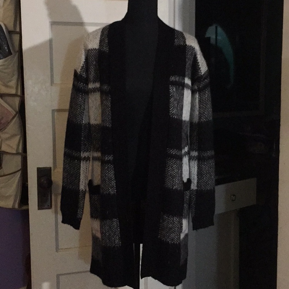 Madison Lilly Plaid Cardigan